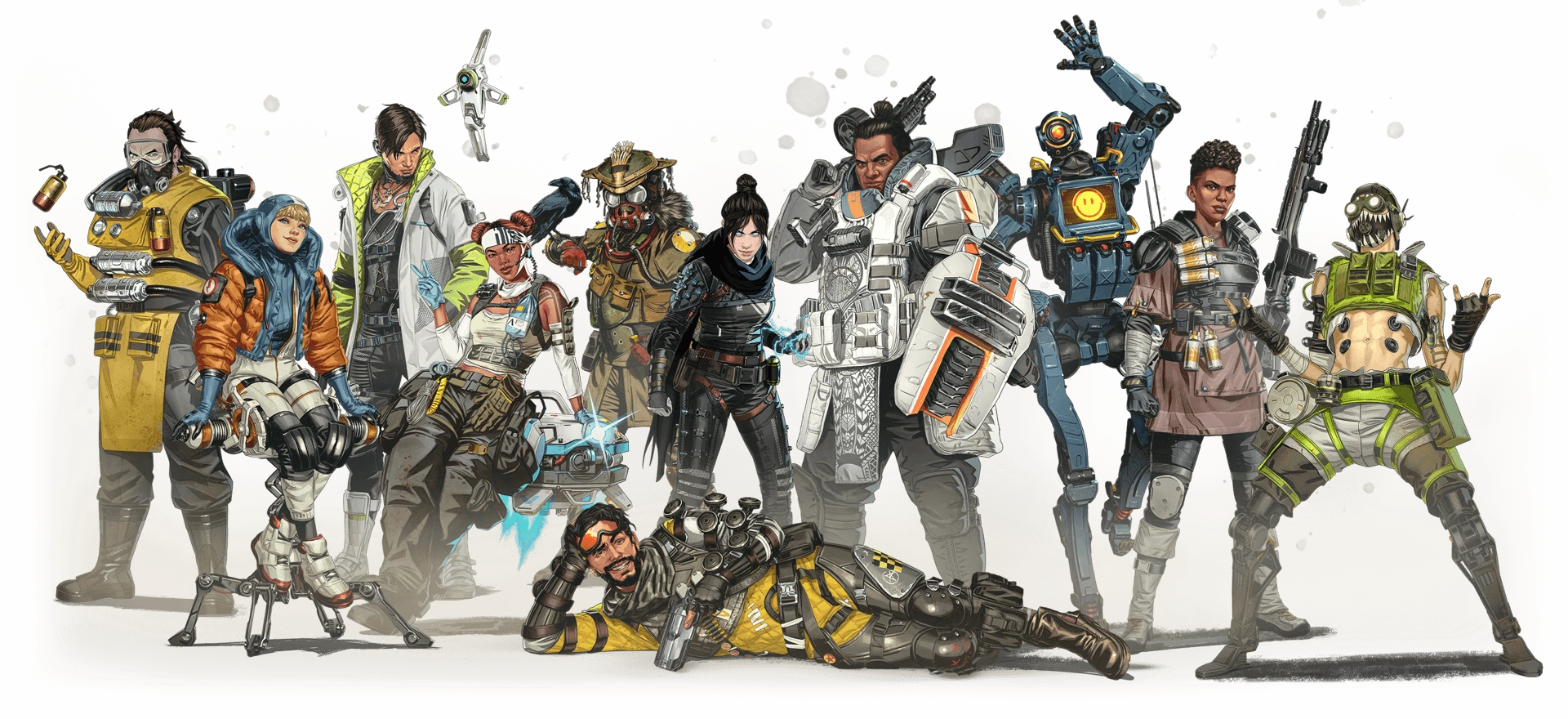 Apex Legends characters group photo.