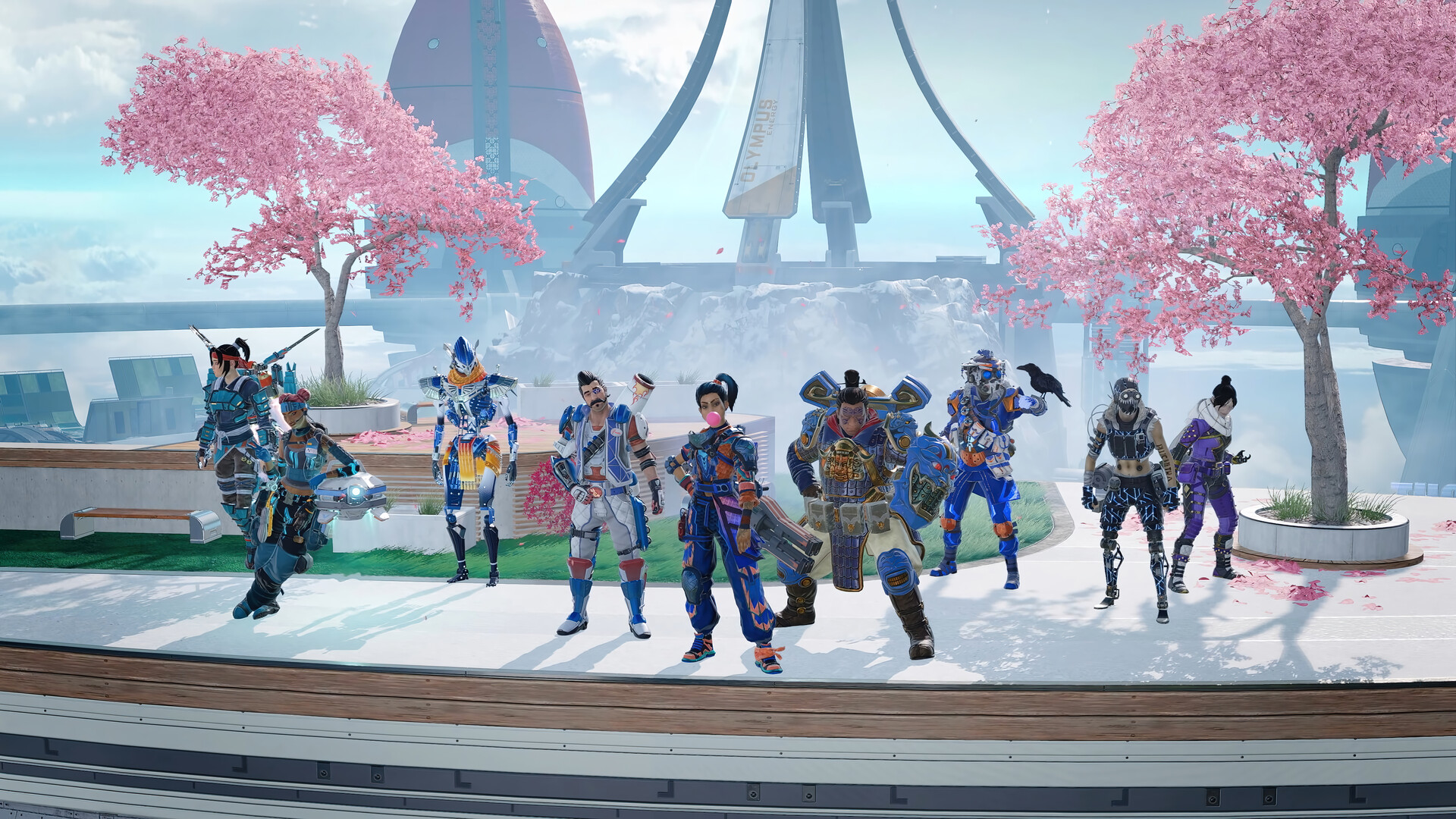 sub2s' visual image. legends are standing and staring front.