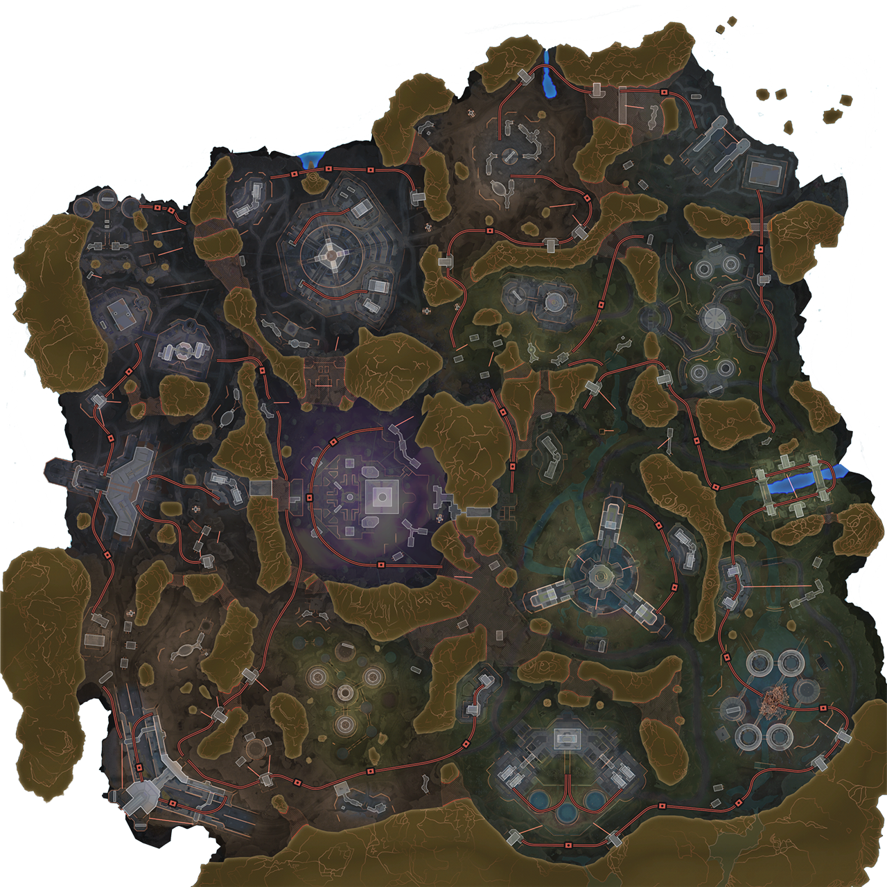 whole map of broken moon