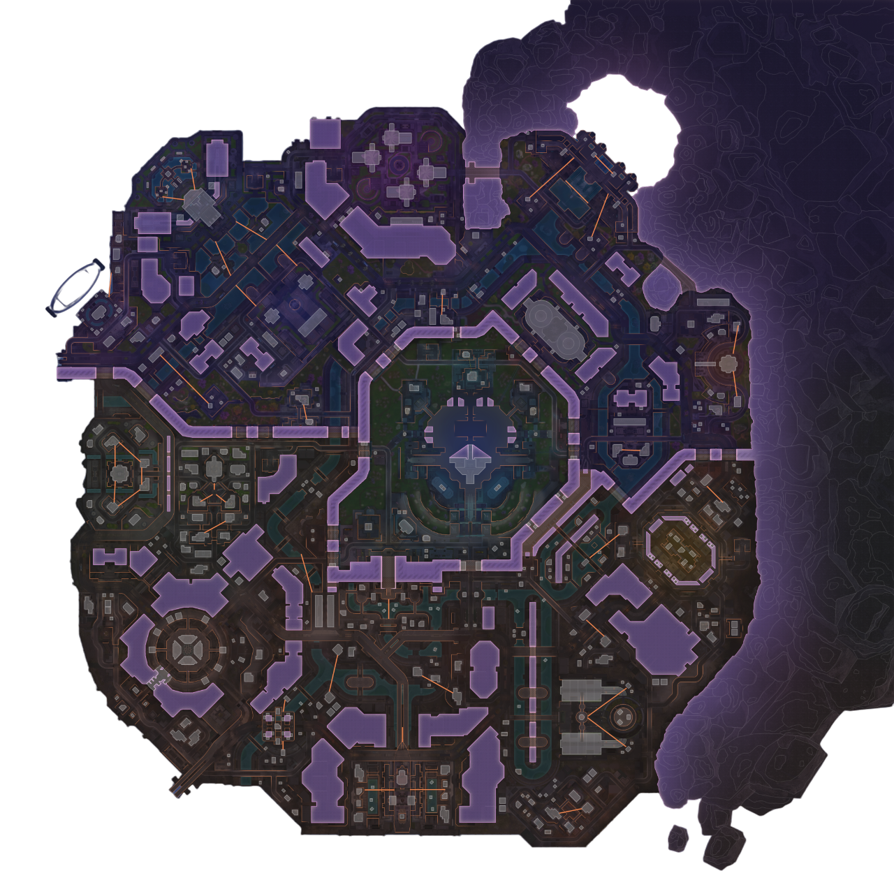 whole map of broken moon